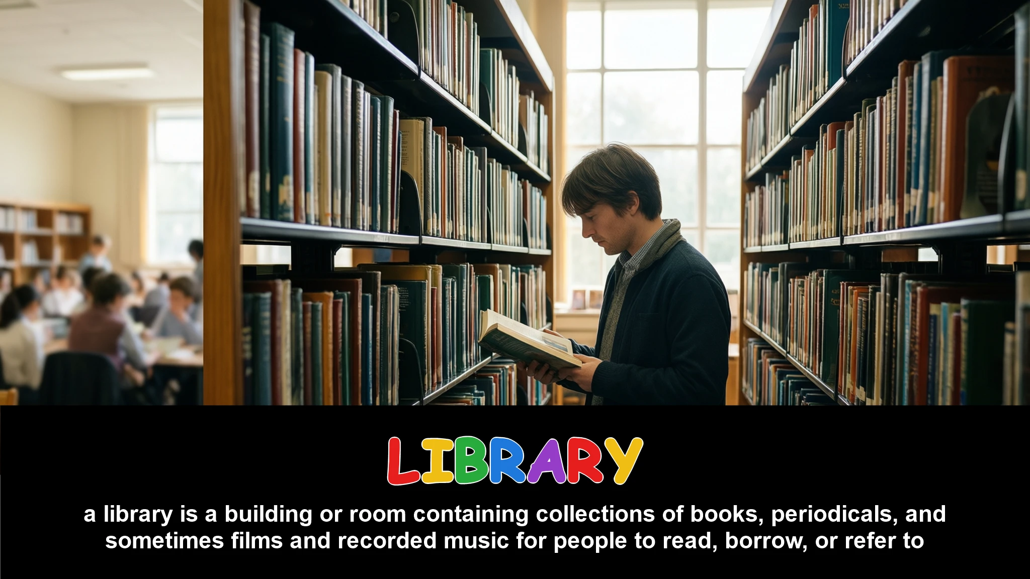 English Illustration for library
